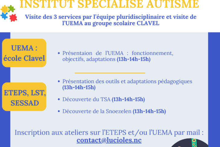 Journée Portes Ouvertes Institut Spécialisé Autisme Avril 2026