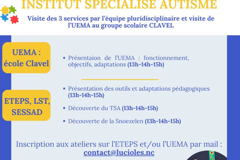 Journée Portes Ouvertes Institut Spécialisé Autisme Avril 2026